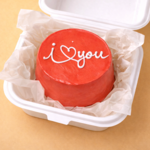 I Love You – Classic Red Bento Cake