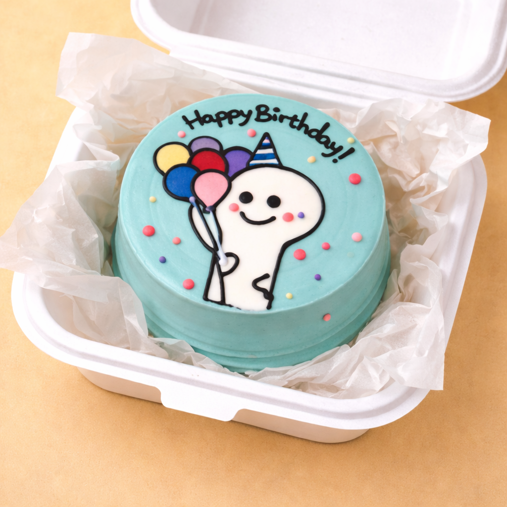 Happy Birthday Balloon – Cute Bento Cake